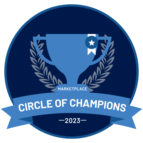 Marketplace Circle of Champions Badge